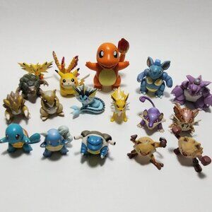Vintage TOMY Pokémon Figures Bundle + Vintage Burger King pokemons
